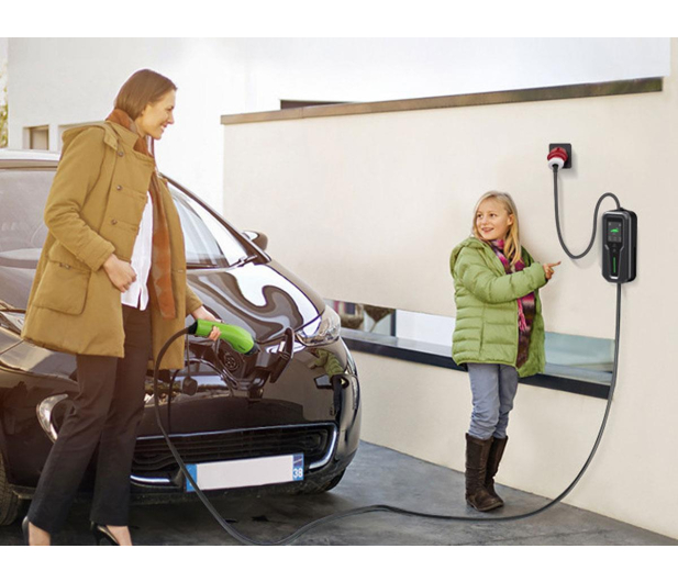 Qoltec Mobilna ładowarka EV z regulacją 2w1 Typ2 (7kW, 230V, 5m) - 1483427 - zdjęcie 7